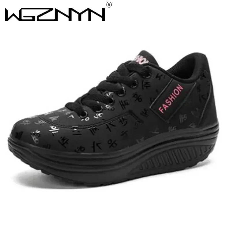 Luxury NEW Sneakers Women Rock - Wedge Espadrille Women 评论和价格