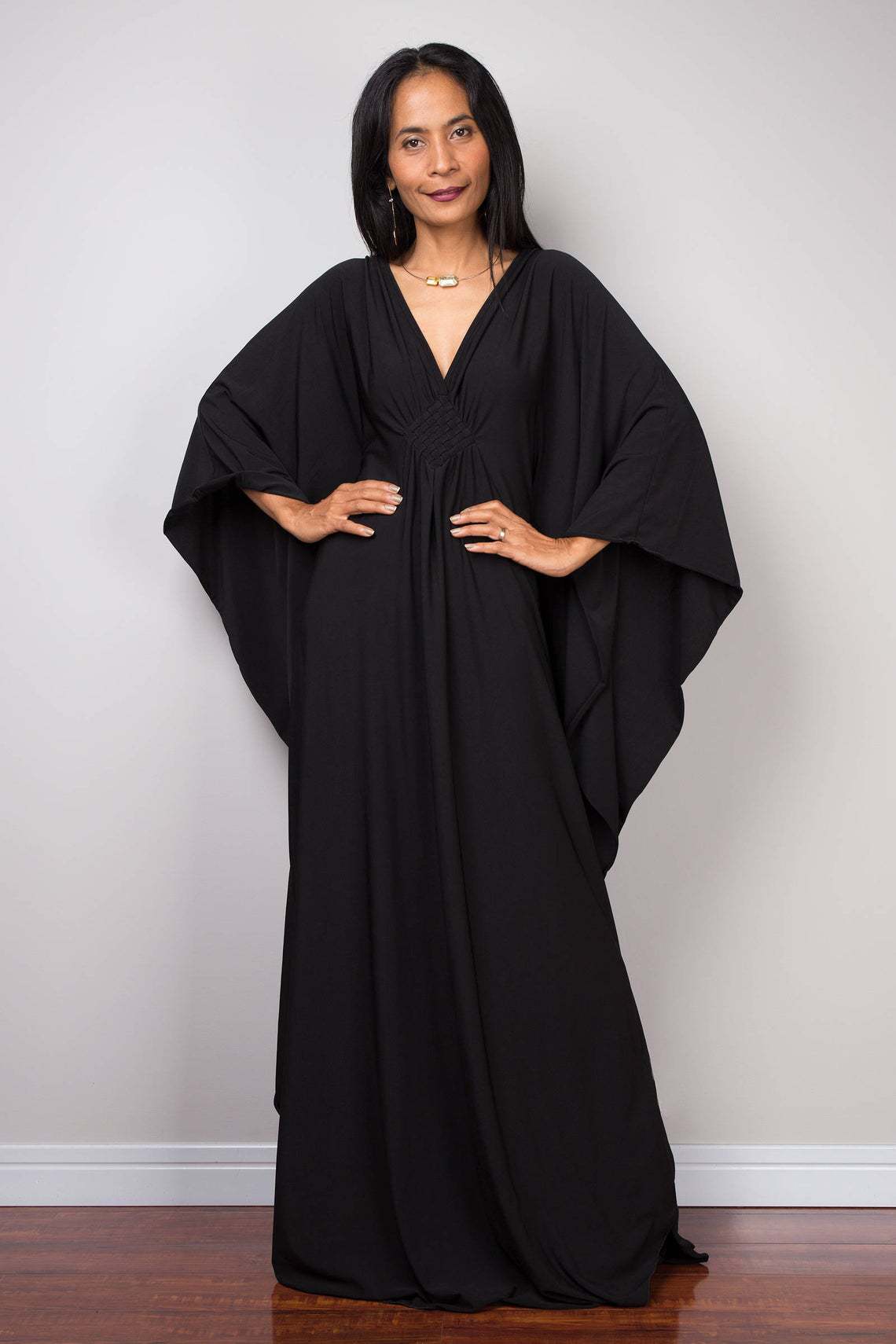 Women Solid Color Cover Up V N - Cover Up Kaftan 评论和价格